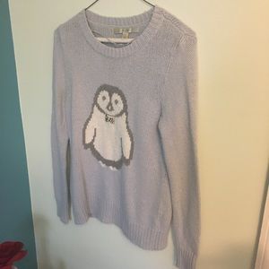 Lauren Conrad penguin sweater small